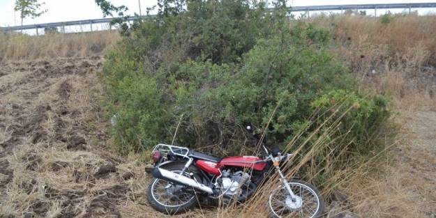 Kula’da Motosiklet Kazası: 1 Yaralı