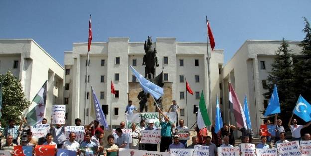 Çin Zulmü Nevşehir’de Protesto Edildi