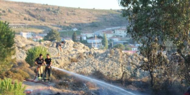Foça'yı Korkutan Yangın