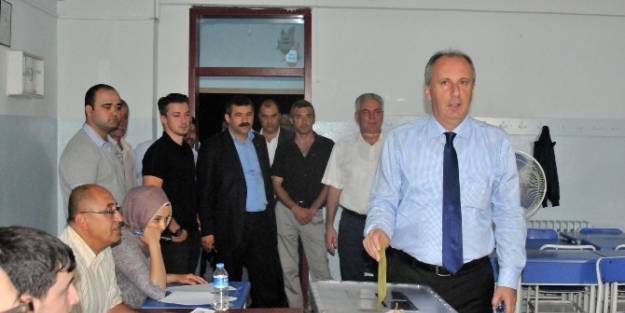 Chp Grup Başkanvekili Muharrem İnce Yalova'da Oy Kullandı