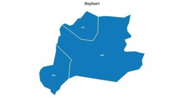 Bayburt'ta sonuçlar belli oldu