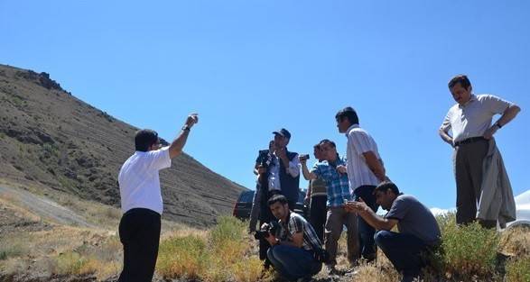 Erzurum’da Yerel Basın Mensupları Çalişmalari Yerinde Gezdiler