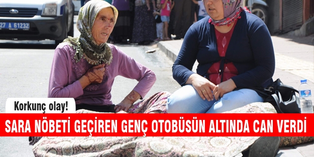 Sara hastası gencin kafasından otobüs geçti! İZLE