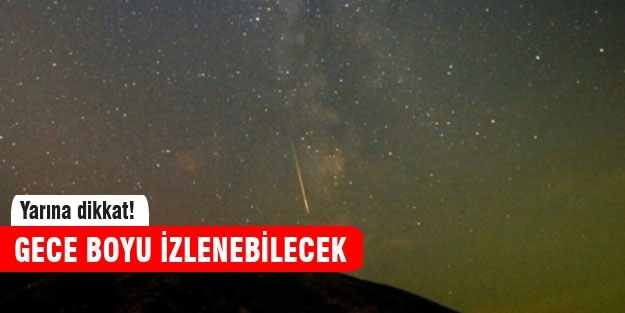 Gök taşı yağmuruna hazır olun!