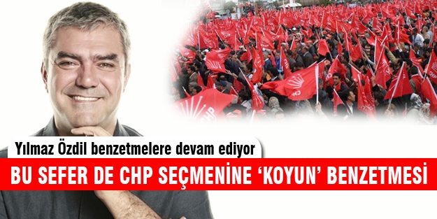 Yılmaz Özdil bu kez de CHP'lilere 'koyun' dedi