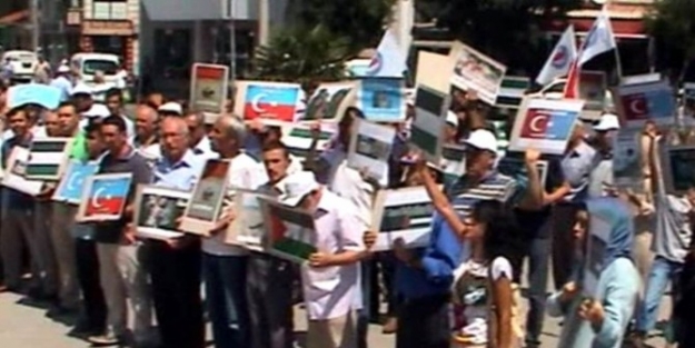 Burhaniye’de İsrail Ve Çin Zulmü Kınandı
