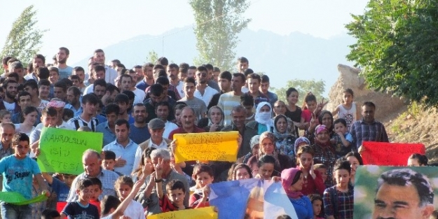 Çukurca’da Işid Protestosu