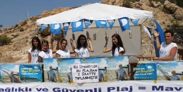 Foça’da Temiz Plaj Harekatı