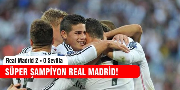 Süper Kupa Real Madrid'in!