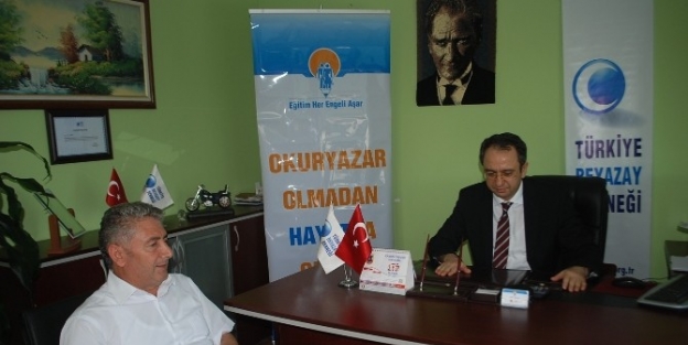 Çerkezköy Kaymakamı Kubilay’dan Beyaz Ay Derneği’ne Ziyaret