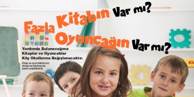 Köy Okullarına Kitap Ve Oyuncak Kumbarası Büyük İlgi Görüyor