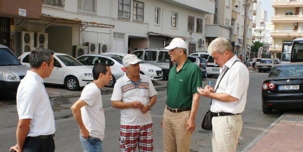 Başkan Tarhan Mahallelerde İnceleme Yaptı