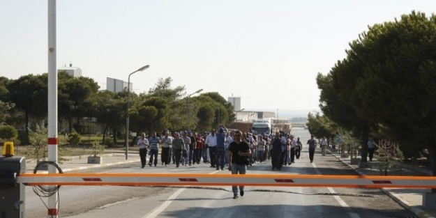 Etibor İşçilerinden Eylem