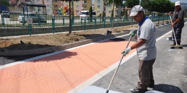 Kanal Boyunda Yürüyüş Ve Bisiklet Yolu Çalişmalari