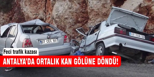 Feci kazada ortalık kan gölüne döndü!
