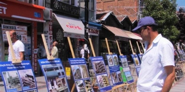 Edirne’de Marmara Depremini Hatırlatmak İçin Sergi Açıldı