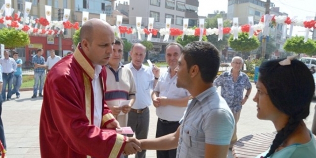 Hayrabolu 24’ncü Ayçiçek Festivalinde 19 Çifte Nikah Kıyıldı