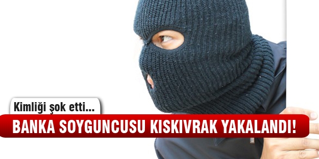 Banka soyguncusu, polis memuru çıktı