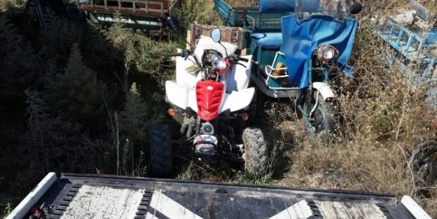 Hüyük’te Atv Motoru Devrildi: 1 Yaralı