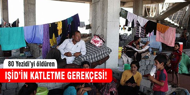 IŞİD Müslüman olmadıkları için öldürdü!