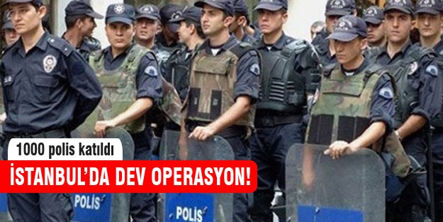 Esenler'de geniş çaplı operasyon
