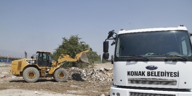 Konak Belediyesi Kaçak Döküme Göz Açtırmıyor