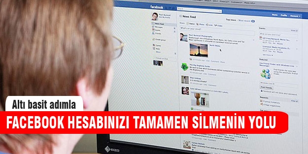 Facebook hesabını tamamen nasıl silerim?