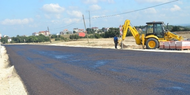 Kapaklı-saray Yolu Asfaltlanıyor
