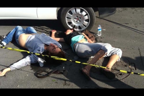 Taksim'de spatulalı gasp dehşeti