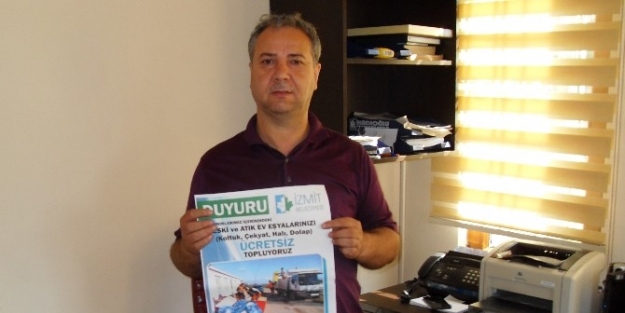 İzmit’te Eski Eşyaların Toplanması İçin Yeni Bir Uygulama