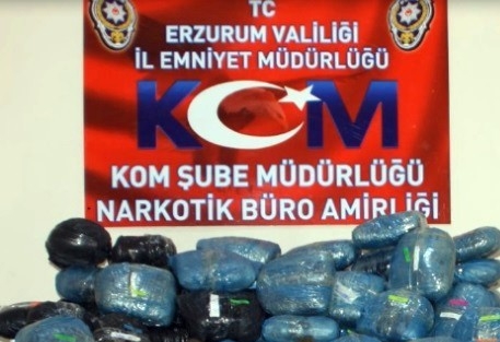 Erzurum’da Uyuşturucu Operasyonu