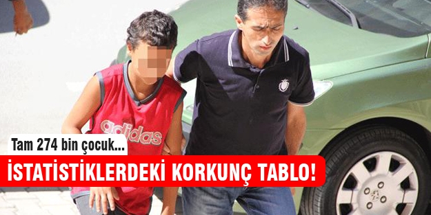 Çocuk suçluların sayısı arttı!