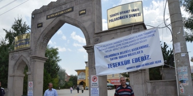 Müftü Solakzade Mahallesi, Bulutlar’a Teşekkür Etti