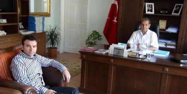 Müdürden Başkan Özkan’a Ziyaret