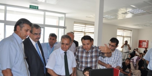 Vali Tapsız, Devlet Hastanesinde İncelemelerde Bulundu