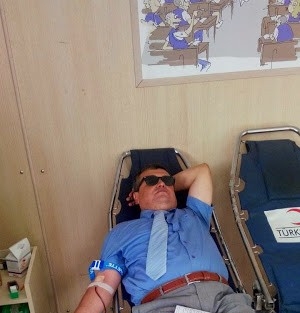Kaymakam Ali Ada, Kan Bağışı Kampanyasına Destek Verdi