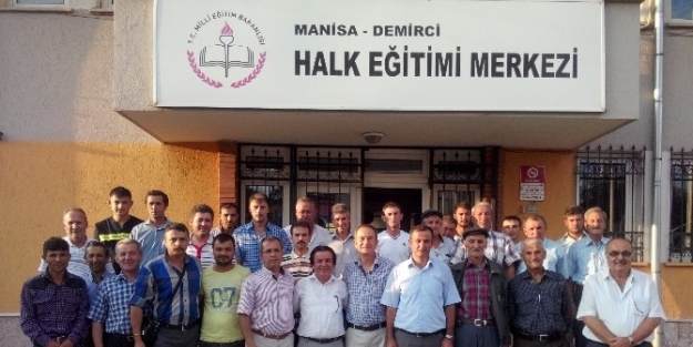 Demirci Halk Eğitim’den Avcılara Sertifika