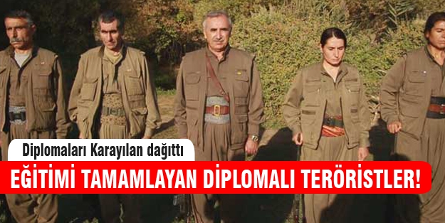 PKK askeri eğitim diplomalarını dağıttı!