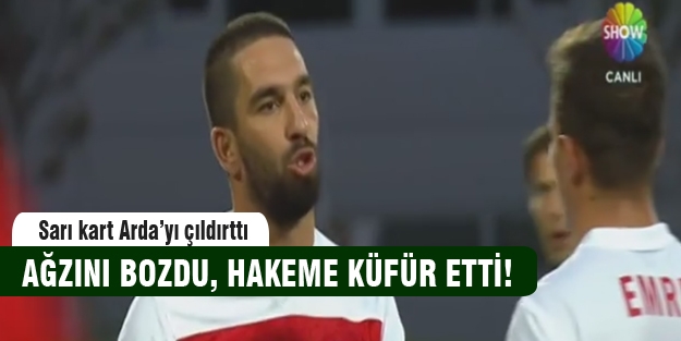 Arda Turan'ın küfür etme anı | İZLE |