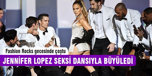 Jennifer Lopez seksi şovuyla büyüledi