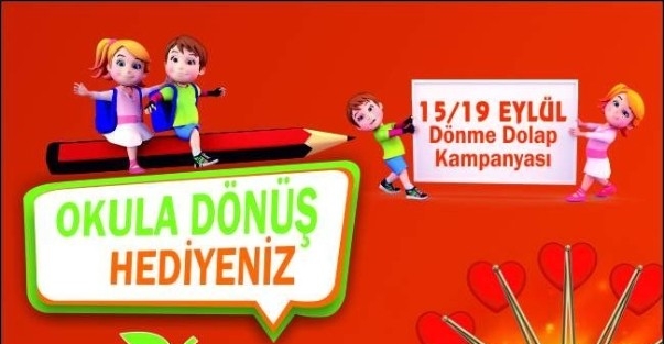 Öğrencilere Dönme Dolap Kampanyası