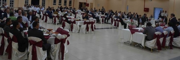 Kaymakam Karaboran’a Veda Yemeği