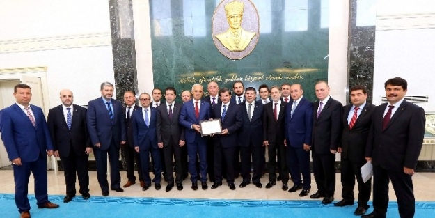 Müsiad Heyeti Başbakanlık Makamında