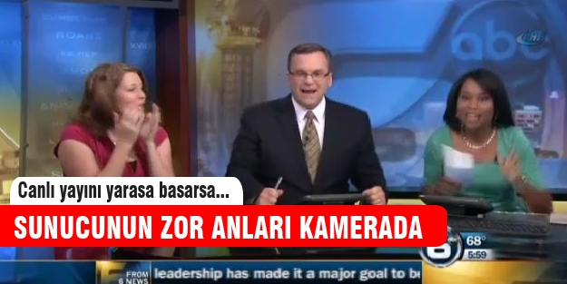 Canlı yayını yarasa bastı | İZLE |