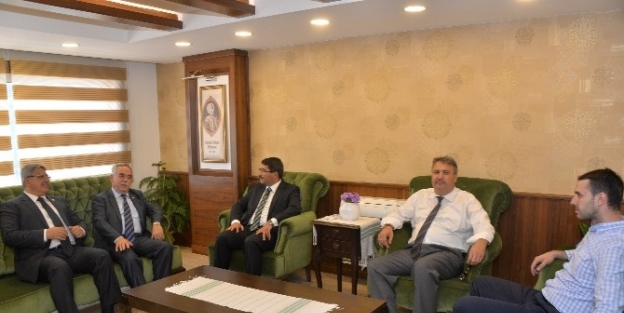 Berber Ve Demiröz’den, Başkan Çelik’e Ziyaret