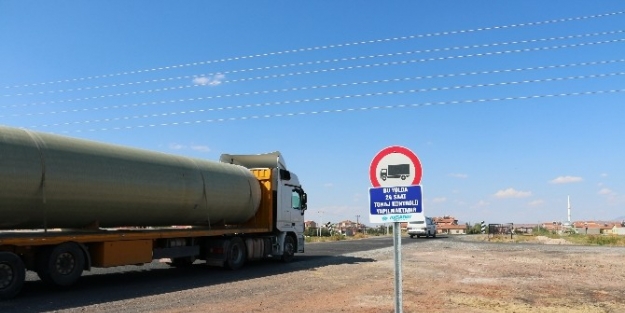 Aksaray’da Kent Merkezinde Tonaj Uygulaması