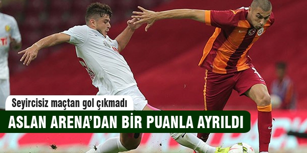 Arena'dan gol çıkmadı