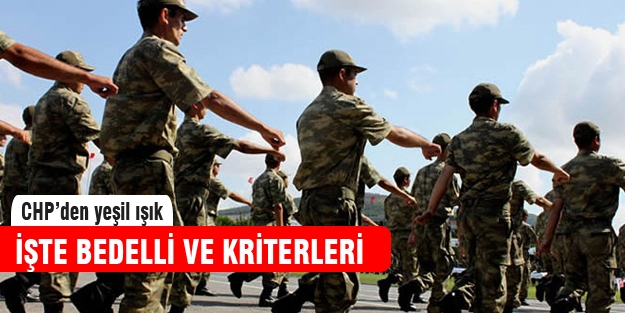 CHP'den bedelliye yeşil ışık