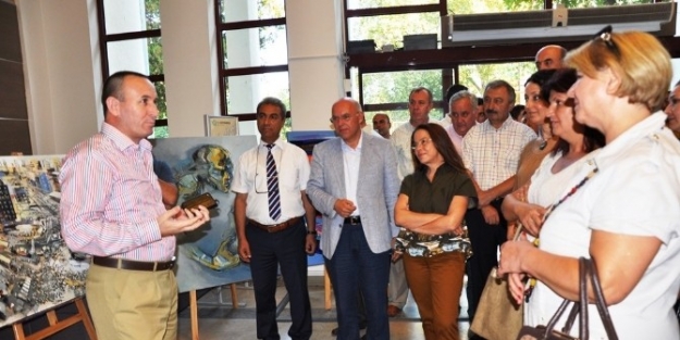 “14 Ressam 14 Süleymanpaşa” Projesindeki Eserler Görücüye Çikti