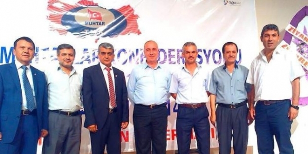 Muş’ta Ki Toplantıya Adıyaman’dan 8 Muhtar Katıldı